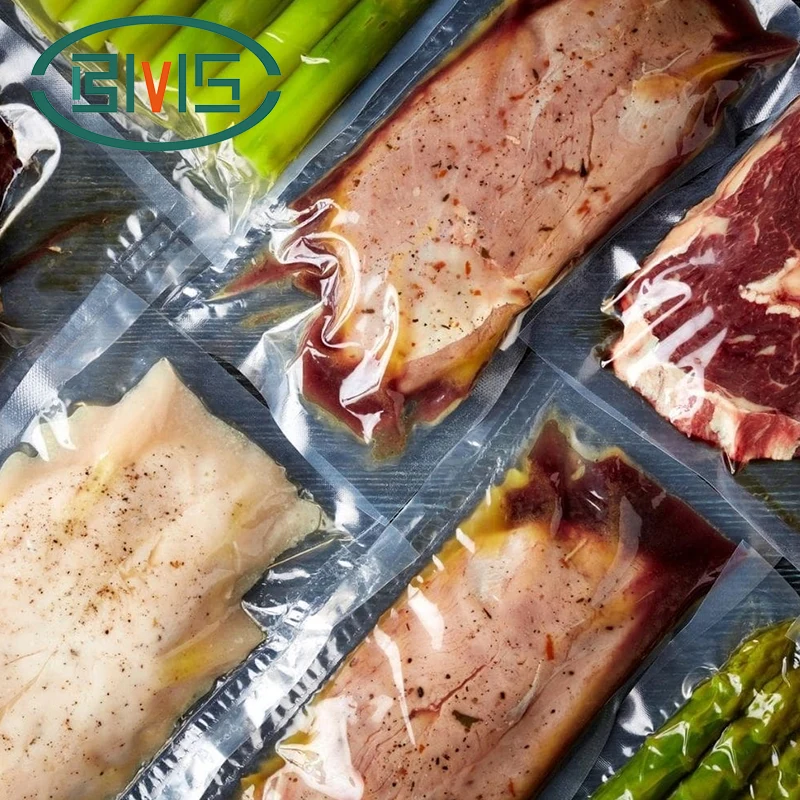 FDA által jóváhagyott átlátszó élelmiszer-vákuumtáska